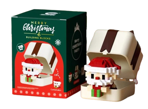 Christmas Animal Building Kit – Festive Holiday Character Gift Set