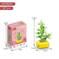 Mini Botanical Potted Plant Micro Building Block Set