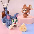 Cat And Mouse Cartoon Micro Building Block Set