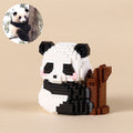 Cute Panda Expression Micro Building Block Set