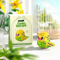 Pixel Bird Building Block Kit – Micro Bird Display Set with Movable Wings