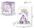 Balloon Dream Castle Glass Dome Micro Building Block Set