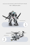 Armed Mecha Transforming Building Block Set