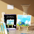 Mini Creative Art Easel Display Building Block Set