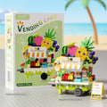 Mini Vending Cart Street Market Building Block Set