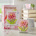 3D Flower Shadow Frame Building Block Kit – Floral Display Art Wall Set