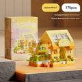 Mini Flower Shop Street Scene Building Block Kit – Micro-Scale Boutique Storefront