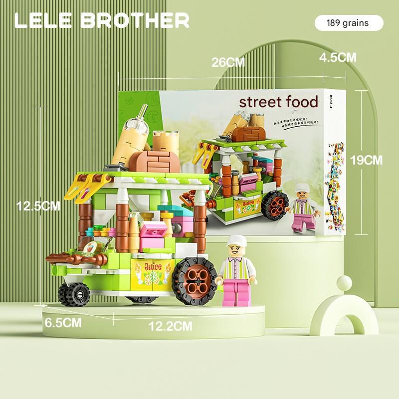 Food Truck Building Kit – City Street Food Cart Collection