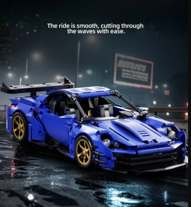 Super Racing Car Building Kit – 1:14 Scale Sports Car Display