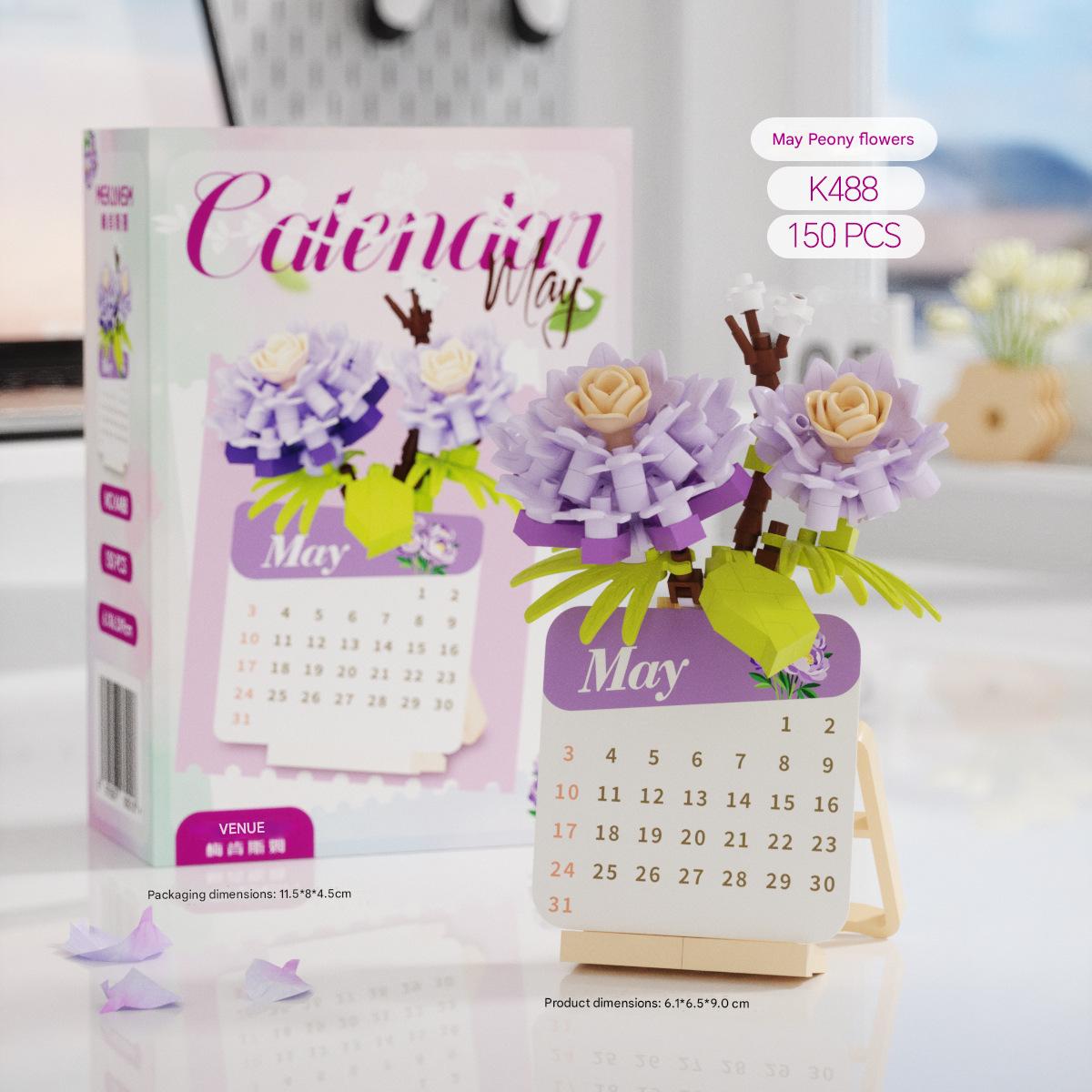 Floral Calendar Building Kit – Perpetual Flower Micro Build Set