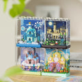 Fantasy Castle Mini Display Building Block Kit – Fairy Tale Ice Palace Micro Build Set