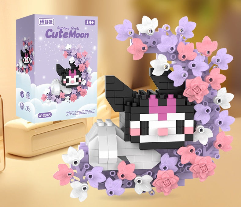 Animal Floral Wreath Building Kit – Moonlit Cute Micro Build