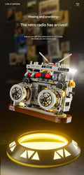 Retro Radio Building Block Model Set