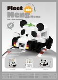 Fleet Meng Animal Vehicle Micro Building Block Set