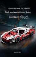 1:14 Scale Supercar Building Block Kit – High-Detail Sports Car Display Set