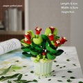 Flower Potted Plant Building Block Kit – Botanical Garden Micro Build Display Set