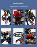 Black Lightning Twin Wing Mecha Transforming Building Block Set