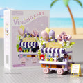 Mini Vending Cart Street Market Building Block Set
