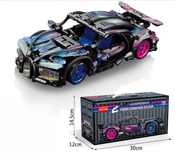 Pull Back Sports Car Building Kit – 1:18 Scale Supercar Micro Build
