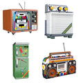 Retro Home Appliance Pixel Art Building Block Kit – Nostalgic Mini Display Set