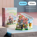 Mini Flower Shop Street Scene Building Block Kit – Micro-Scale Boutique Storefront