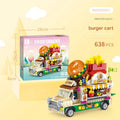 Food Snacks Truck Building Block Set