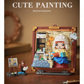 Cute Painting Frame Micro Building Block Set