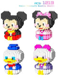 Cute Mouse And Duck Cartoon Micro Building Block Set