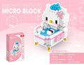 Cute Cartoon Bath Tub Micro Building Block