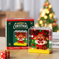 Christmas Mini Pixel Art Building Block Kit – Festive Holiday Display Set