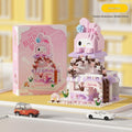 Cute Cartoon Mini Shop Building Block Kit – Candy Café Street Scene Set for Kids