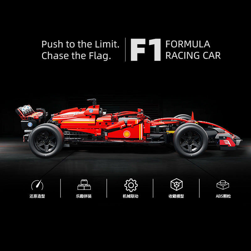 Formula Racing Car Building Kit – 1:10 Scale Large Display Model