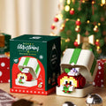 Christmas Animal Building Block Kit – Festive Holiday Character Micro Build Gift Set