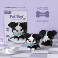 Pet Day Cute Animal Micro Building Block Set