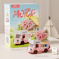 Cartoon Food Truck & Street Stall Building Block Kit – Mini Vending Cart Micro Build