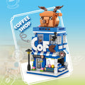Mini Animal Rooftop Street Shop Micro Building Block Set