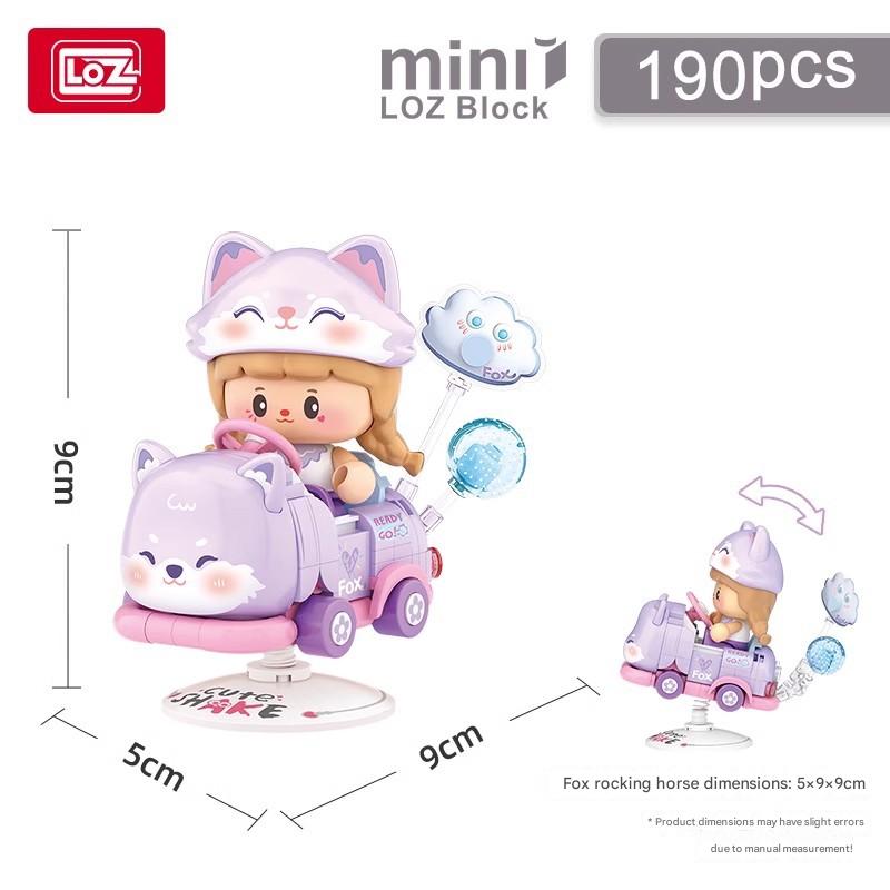 Animal Rocking Ride Building Kit – Cute Character Micro Build