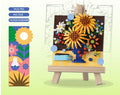 3D Floral Bouquet Display Building Block Kit – Flower Painting Exhibition Set