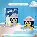 Cute Zoo Animal Micro Building Block Set