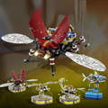 Mechanical Gear Linkage Insect Building Block Set