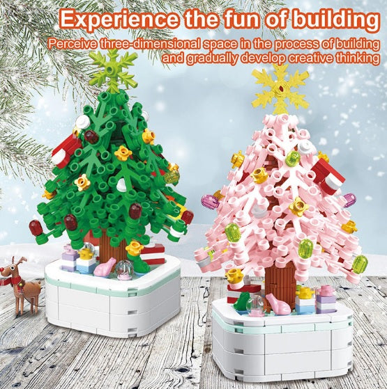 Christmas Tree Photo Frame Building Kit – Festive Holiday Decoration