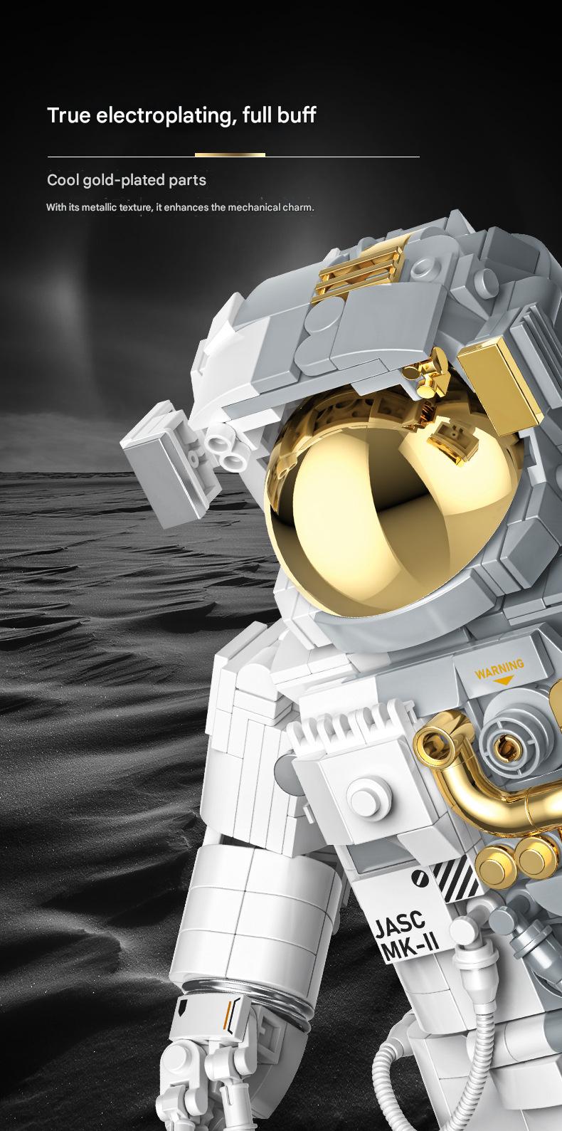 Collector Astronaut Building Kit – Large Scale Space Figure Display
