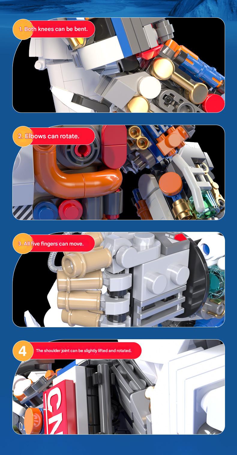 Astronaut Building Kit – Aerospace Space Suit Display Set