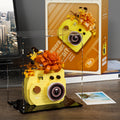 Modern Flash Camera Floral Building Block Set