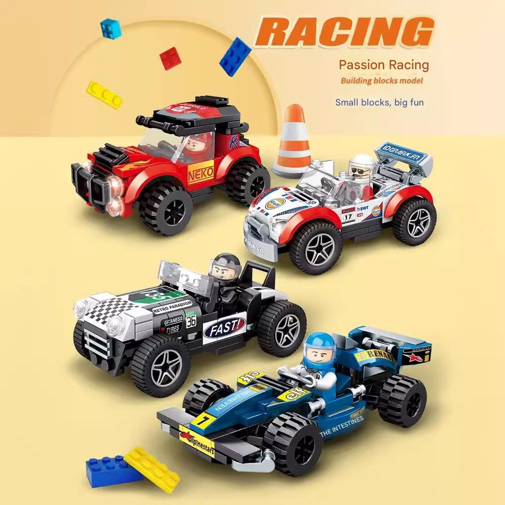 Mini Racing Car Building Kit – Compact Speed Micro Build Set