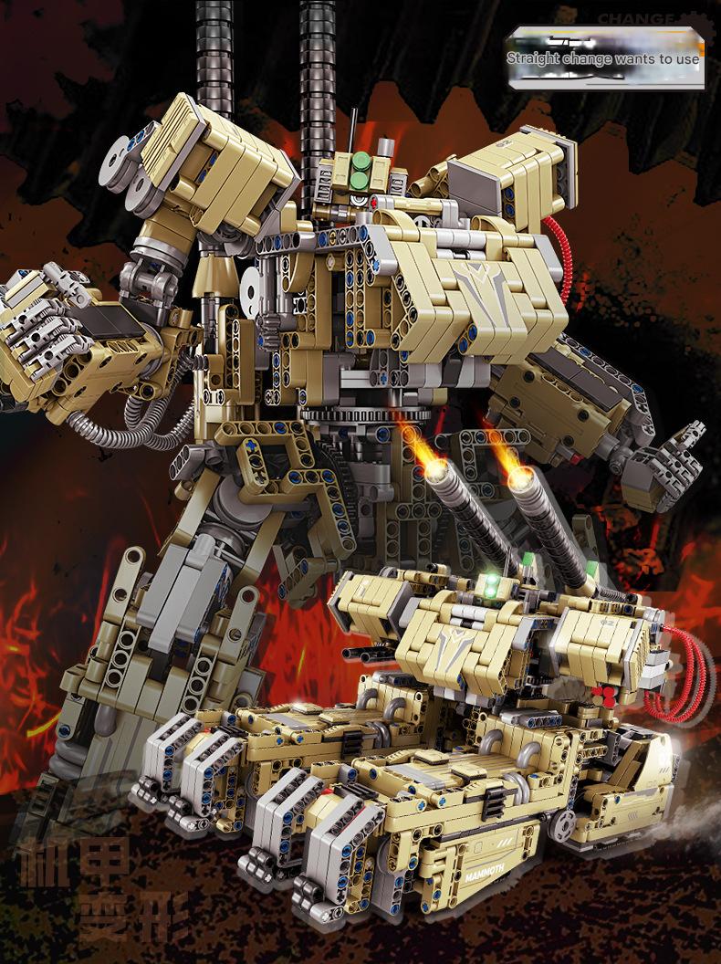 Mammoth Mecha Building Kit – Large Scale Engineering Robot Display