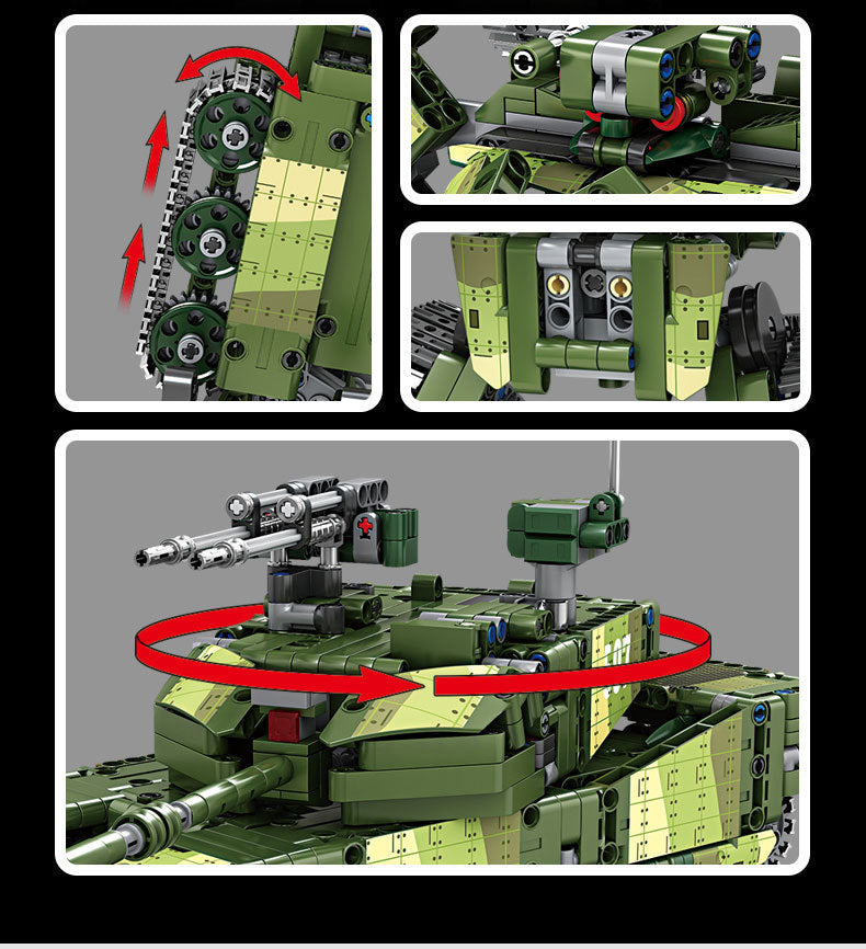 Battle Mech Building Kit – Military Transforming Robot Display