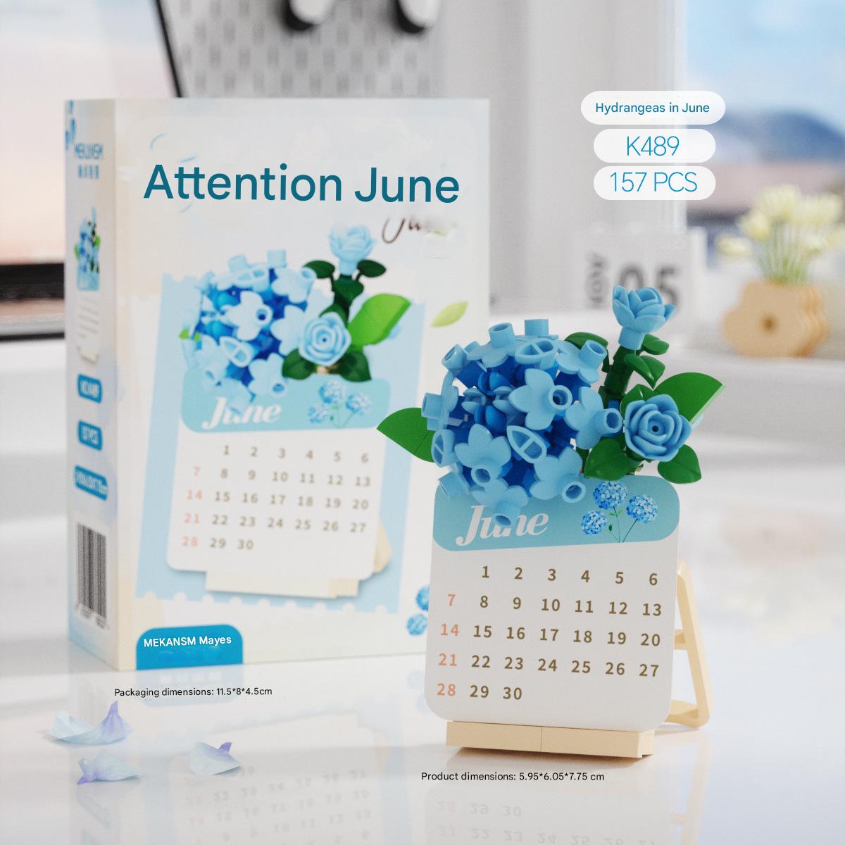 Floral Calendar Building Kit – Perpetual Flower Micro Build Set