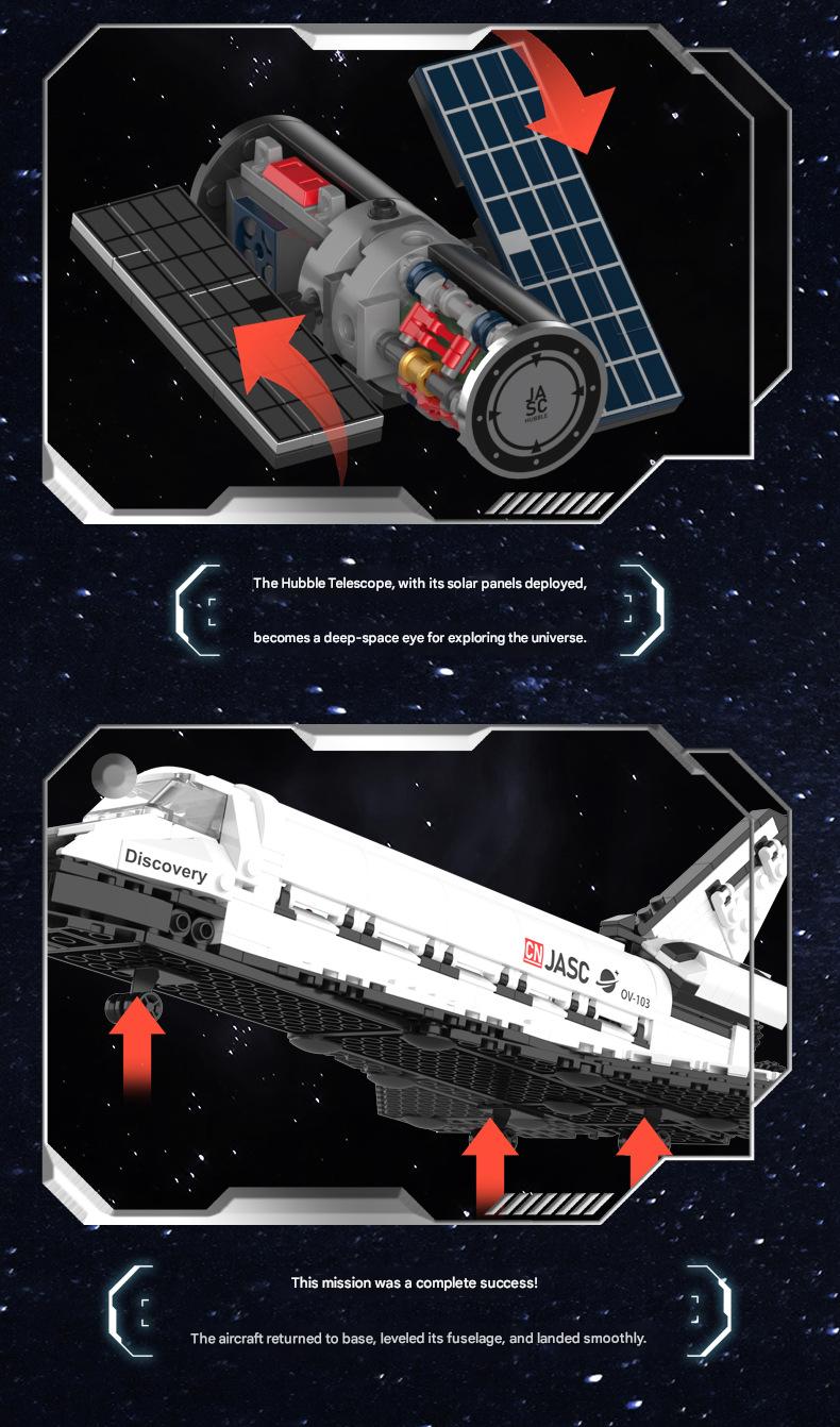 Space Shuttle Building Kit – Aerospace Shuttle Display Set