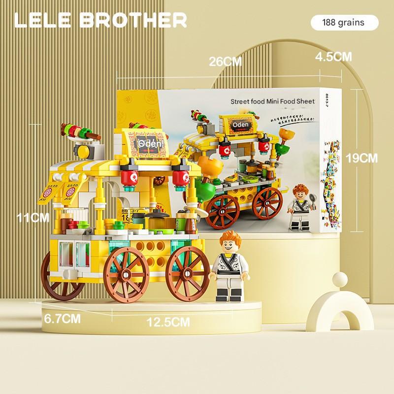Food Truck Building Kit – City Street Food Cart Collection